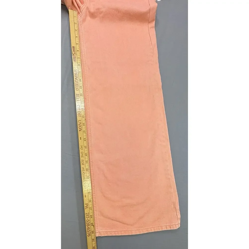BDG Urban Outfitters Women's Low A-Wide Leg Denim Jeans Orange Size 25 - Picture 6 of 11